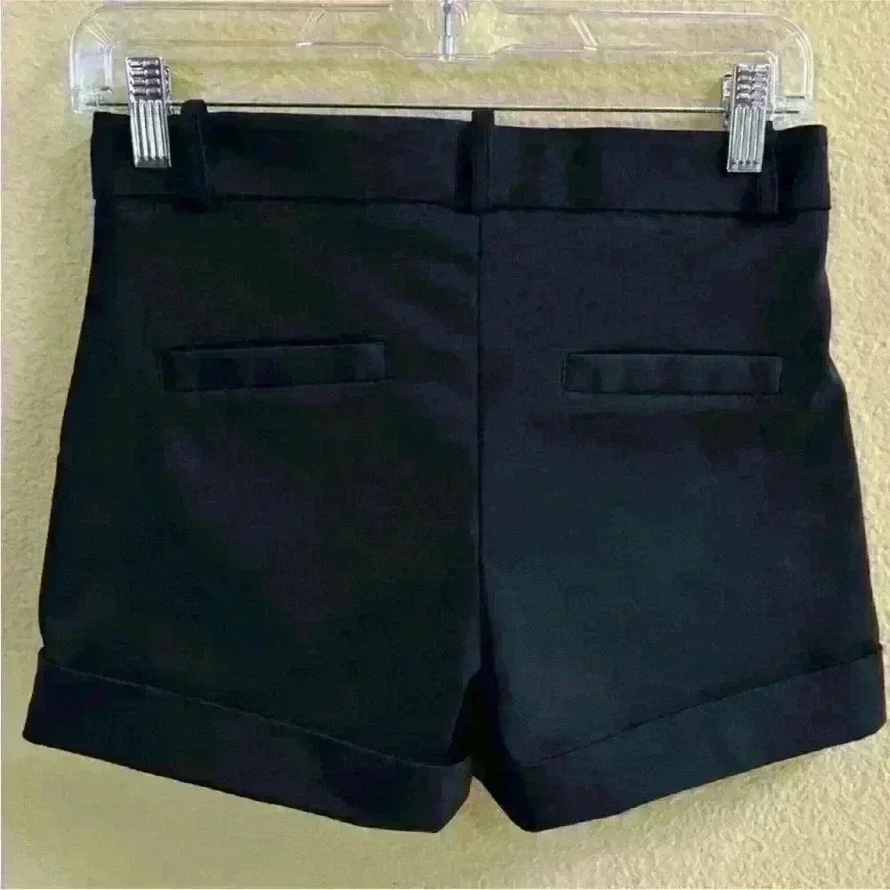 Flavio Castellani Women's Black Shorts Size Italy 38 or US 2